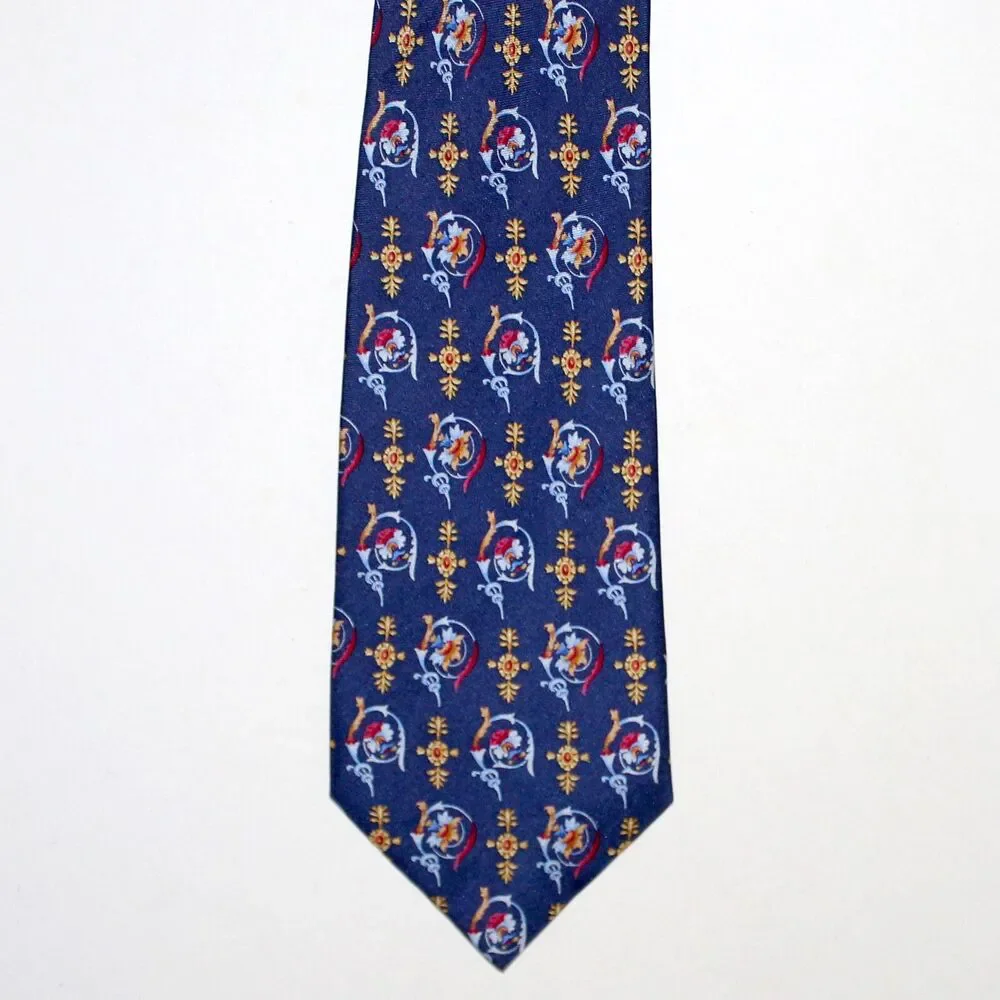 National Gallery of Art Necktie Washington DC Museum Blue Yellow Middle Ages